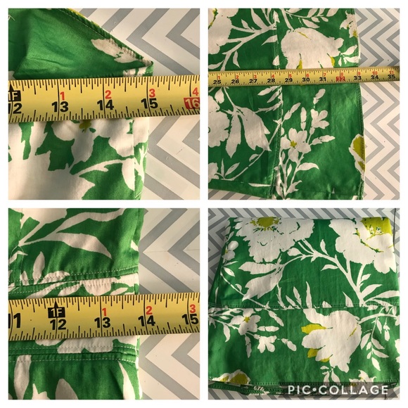 J. crew sz 4 green floral strapless a-line dress - Picture 8 of 8